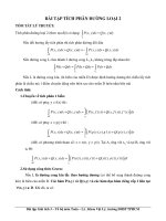 tài liệu ôn thi toán -  tích phân đường loại 2