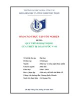 quy trình hoạt động của thiết bị loại nước v06