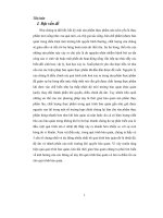 tiểu luận bảo quản rau quả tươi - luận văn, đồ án, đề tài tốt nghiệp