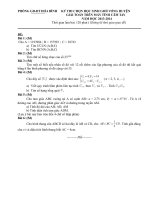 KỲ THI CHỌN HỌC SINH GIỎI VÒNG HUYỆN GIẢI TOÁN TRÊN MÁY TÍNH CẦM TAY
