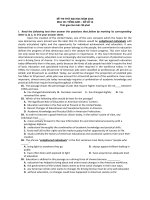 đề thi thử đại học tiếng anh đề số 11
