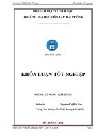 hoàn thiện tổ chức công tác kế toán doanh thu, chi phí và xác định kết quả kinh doanh tại công ty tnhh thương mại đông á