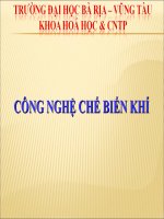 bài giảng công nghệ chế biến khí tiếp theo