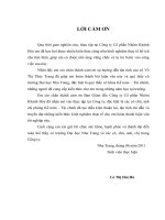 công tác kế toán doanh thu tiêu thụ và xác định kết quả kinh doanh tại công ty cổ phần nhôm khánh hòa