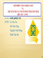 Giải pháp xử lý nhằm giảm thiểu ô nhiễm môi trường trong công nghệ sản xuất giấy từ gỗ