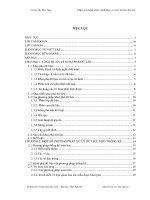 phân tích thành phần chính phục vụ xử lý dữ liệu đào tạo