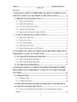 tác động của việc gia nhập hiệp hội các quốc gia đông nam á (asean) đến hoạt động xuất nhập khẩu và hoạt động đầu tư của việt nam
