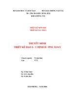 Thiết kế đạo lưu định hướng xoay cho tàu kéo cảng lắp máy có công suất 2x1000cv (bản vẽ chuẩn nhất)