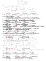 đề thi thử đại học tiếng anh đề số 39