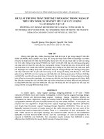 ĐỀ XUẤT PHƯƠNG PHÁP THIẾT KẾ TOPOLOGIC TRONG MẠNG IP TRÊN NỀN WDM CÓ XEM XÉT YÊU CẦU LƯU LƯỢNG VÀ SỐ CHẶNG VẬT LÝ