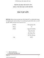 Phân tích dự án dưới góc độ kỹ thuật MT, xác định định lượng các nguồn phát sinh tác động và các phương án giảm thiểu làm cơ sở để lập BC DTM cho dự án Nhà máy đóng hộp hoa quả.