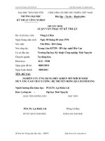 nghiên cứu ứng dụng điều khiển mờ thích nghi để nâng cao chất lượng hệ truyền động qua bánh răng