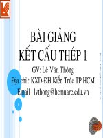 chương 1 thép và sự làm việc của kết cấu của thép