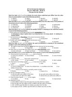 đề thi thử đại học tiếng anh đề số 16