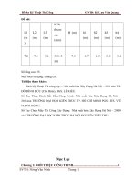 đồ án tốt nghiệm kỹ thuật thi công