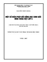 một số biện pháp bồi dưỡng hsg - toán 5