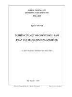 nghiên cứu một số cơ chế bảng băm phân tán trong mạng ngang hàng