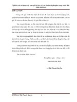 Nghiên cứu sử dụng cây rau ngổ và bèo cái  xử lý nitơ và photpho trong nước thải chăn nuôi heo