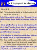 sinh học 12. bài 10 tương tác gen..