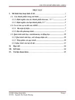 CHUYÊN ĐỀ MÔ HÌNH HÓA Bùn hoạt tính MODEL NO.2d (ASM2d)