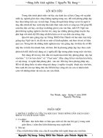 skkn phương pháp dạy học theo cách phân tích đối chiếu nội dung có ý nghĩa đối lập tương phản trong một văn bản