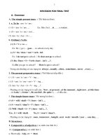 ôn tập tiếng anh 6