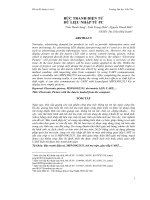 Đồ án vi xử lí bức tranh điện tử dữ liệu nhập từ PC