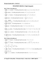 tài liệu ôn thi toán -  tích phân bội ba