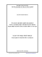 ứng dụng hệ điều khiển dead-beat nâng cao động học cho bộ nguồn trong mạng điện nguồn năng lượng mới và tái tạo