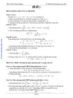 48 đề thi thử đại học môn toán