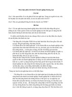 Thảo luận phân tích kinh tế doanh nghiệp thương mại