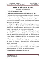 Đề cương ôn tập tốt nghiệp môn công nghệ chế biến dầu khí