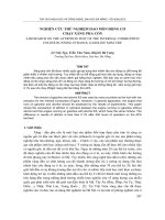 NGHIÊN CỨU THỬ NGHIỆM HAO MÒN ĐỘNG CƠ CHẠY XĂNG PHA CỒN