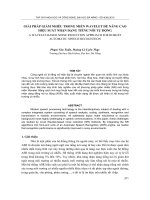GIẢI PHÁP GIẢM NHIỄU TRONG MIỀN WAVELET ĐỂ NÂNG CAO HIỆU SUẤT NHẬN DẠNG TIẾNG NÓI TỰ ĐỘNG