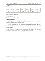 đồ án kỹ thuật thi công