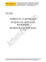 tài liệu hướng dẫn sử dụng backtrack5 kiểm tra an ninh mạng