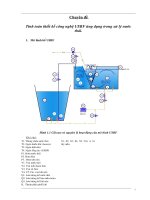 Tính toán thiết kế công nghệ USBF ứng dụng trong xử lý nước thải.