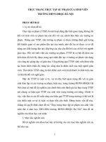 thực trạng thực tập sư phạm của sinh viên trường đại học quốc gia hà nội