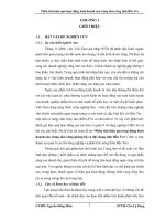 phân tích hiệu quả hoạt động kinh doanh của trung tâm rừng tỉnh bến tre