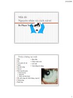 Bài giảng nguyên nhân đỏ mắt