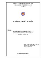 phân tích hoạt động bán hàng của công ty tnhh thương mại sản xuất dịch vụ vũ quỳnh