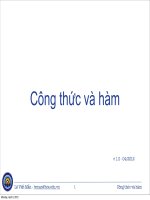 tài liệu công thức và hàm