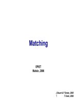 Slide bài giảng matching