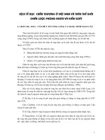 Dịch tễ học chấn thương ở việt nam và trên thế giới chiến lược phòng ngừa và kiểm soát