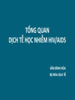Tổng quan dịch tễ học nhiễm HIV