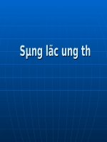 Bài giảng sàng lọc bệnh ung thư
