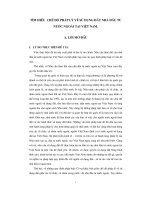 Đề tài Tìm hiểu chế độ pháp lý về sử dụng đất nhà đầu tư nước ngoài tại Việt Nam