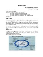 Bài giảng về kháng sinh