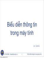 biểu diễn thông tin trong máy tính
