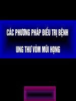 Bài giảng ung thư vòm mũi họng